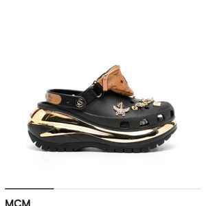 Lindsey Lohan Crocs x MCM